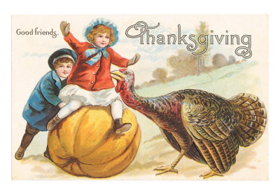[TD-00007-C~Greetings-Children-with-Turkey-and-Pumpkin-Posters.jpg]