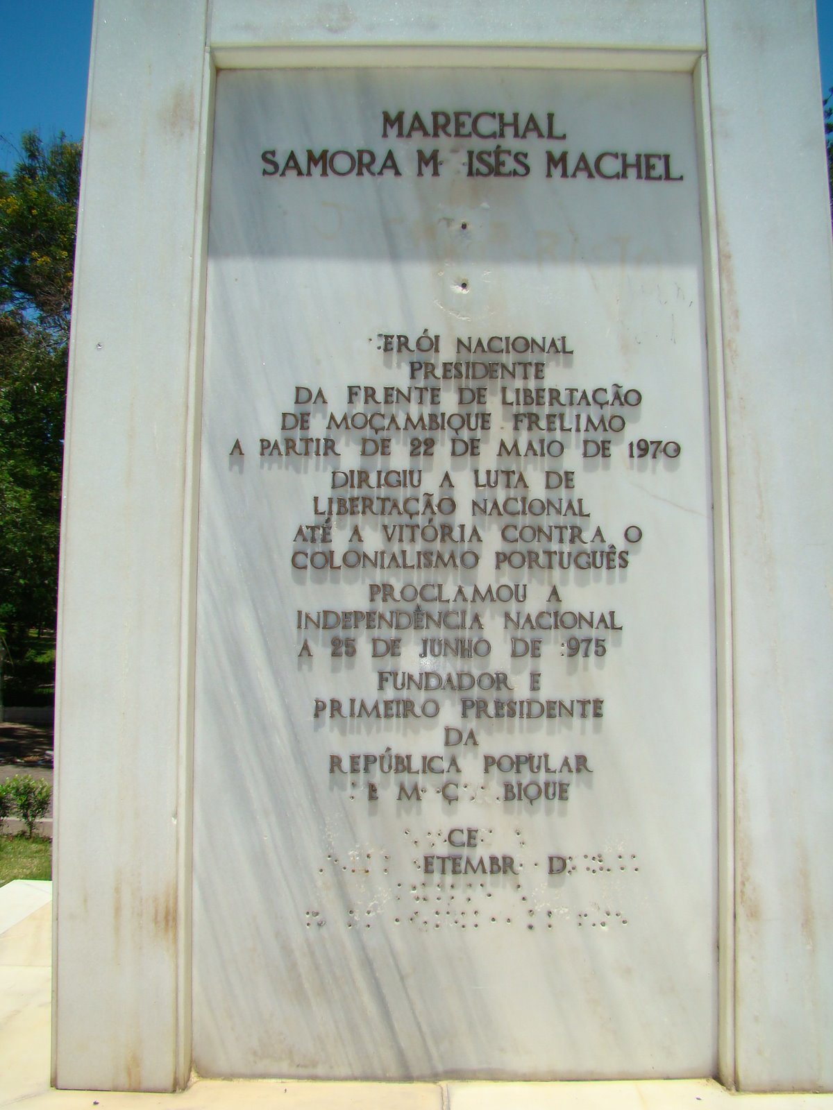 Monumento a Samora Machel