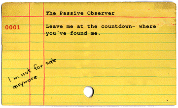 The passive observer