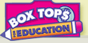 We collect Box Tops for our school