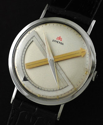 Math Watches Part 2.1249 - Vintage 1960s Juvenia Protractor Watch