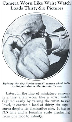 1939 Popular Mechanics Wrist Camera