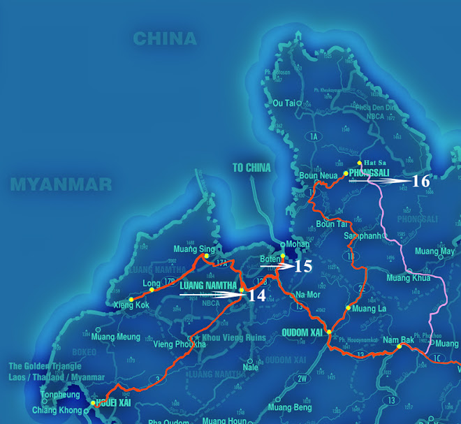 Laos Map A1