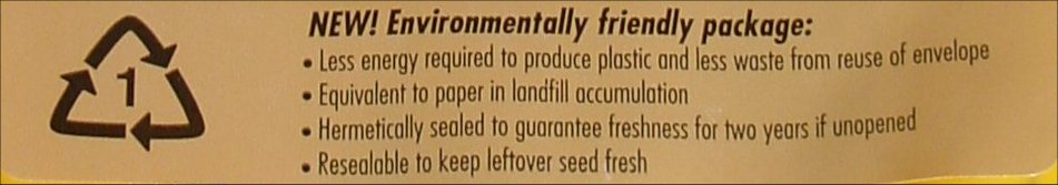 Environmentally Friendly Seed Packages