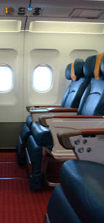 Luxury 2 by 2 seats on bmi's old Heathrow-Moscow flight