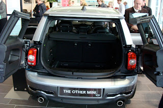 The boot of a Mini Clubman