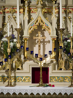 Saint Francis de Sales Oratory, in Saint Louis, Missouri - detail of Our Lady's Altar