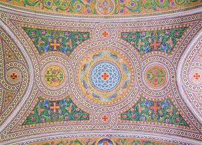 Cathedral Basilica of Saint Louis, in Saint Louis, Missouri - Our Lady's Chapel, ceiling mosaics
