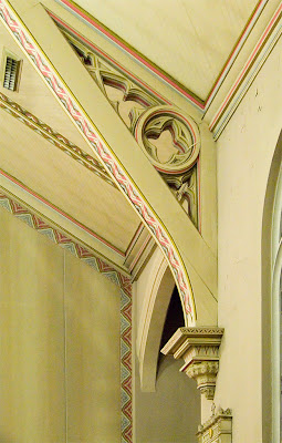 Saint Margaret of Scotland Church, in Saint Louis, Missouri, USA - ceiling supporting arch
