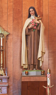Saint Stephen Roman Catholic Church, in Richwoods, Missouri, USA - statue of Saint Thérèse de Lisieux