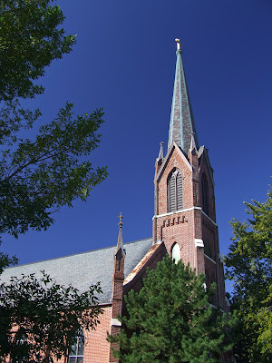 Saint Joseph Roman Catholic Church, in Chenoa, Illinois, USA - exterior
