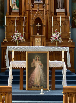 Saint Joseph Roman Catholic Church, in Chenoa, Illinois, USA - Divine Mercy