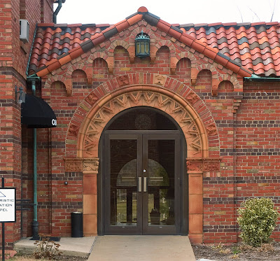 Saint George Roman Catholic Church, in Affton, Missouri, USA - door