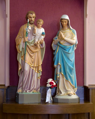 Sacred Heart Roman Catholic Church, in Crystal City, Missouri, USA - The Holy Family