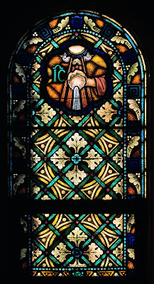 Sacred Heart Roman Catholic Church, in Crystal City, Missouri, USA - Stained glass window