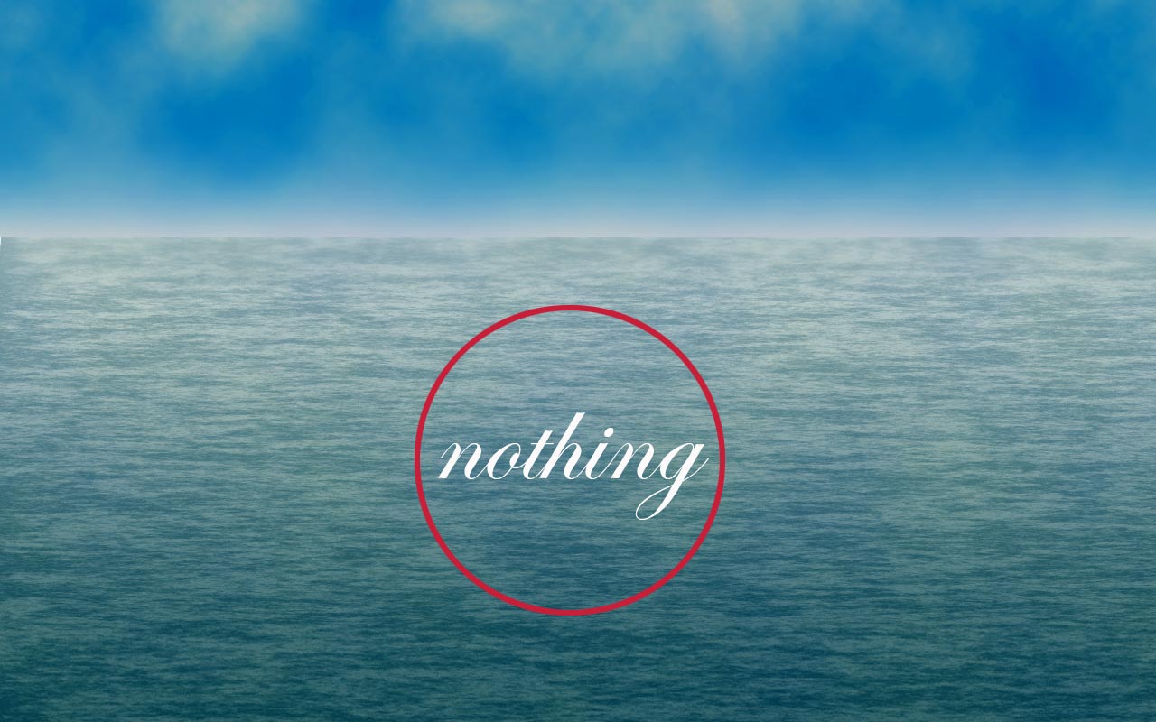 a red circle with nothing in it (nowhere) by allan revich