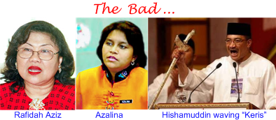 Rafidah Azalina Hishamuddin - the Bad