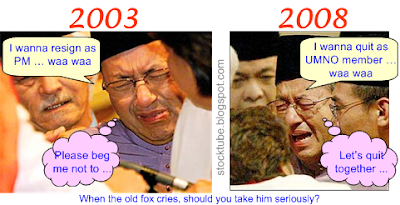 Mahathir quits UMNO
