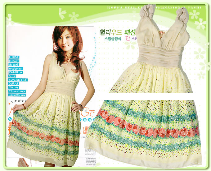 [Yellow+Spring+Dotted+Korean+One+Piece+Dress+$49.90.jpg]