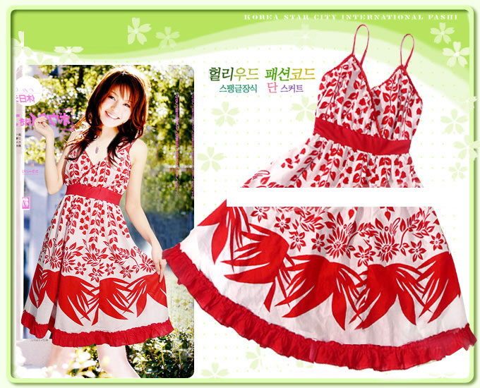 [Red+Flora+Print+Lovely+Korean+One+Piece+Dress+$49.90.jpg]