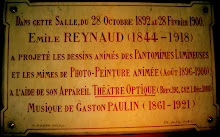 Plaque à l'intérieur du Musée Grévin