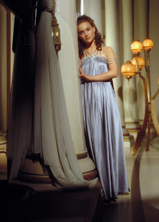 Costumes and Artwork: Steel Blue Nightgown