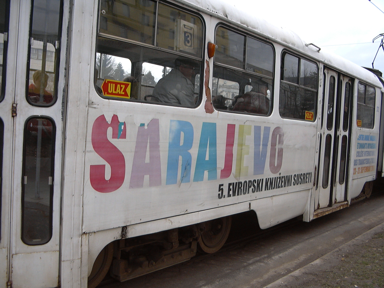 Els tramvies de Sarajevo.