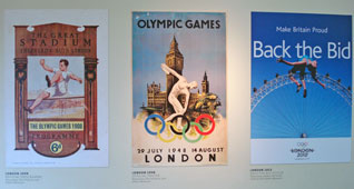 London Olympic posters - 1908, 1948, 2012