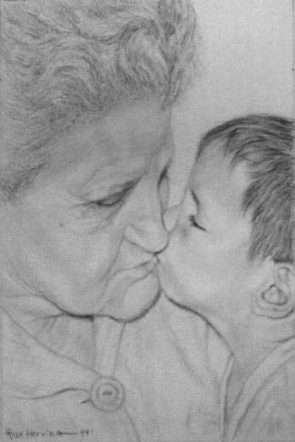 Graphite Pencil-Grandmotherly Love