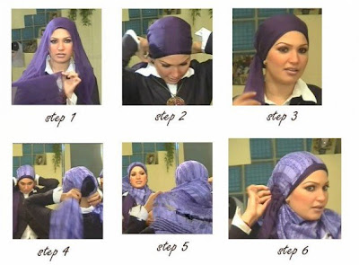خطوات وطرق لف الحجاب بالصور Hijab+with+two+thin+layers