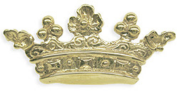 14kt Yellow Gold Crown Stick Pin
