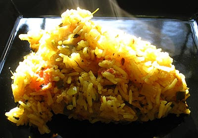 Methi ( Fenugreek Leaf ) Rice