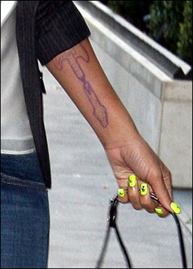 Rihanna tattoo image