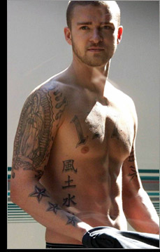 Justin Timberlake tattoos images