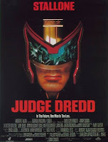 Sadly, Anthrax's 'I Am The Law' is not on the soundtrack.  JUDGE DREDD
