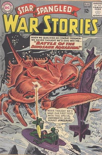 Battle of the Dinosaur Aquarium! STAR SPANGLED WAR STORIES #107