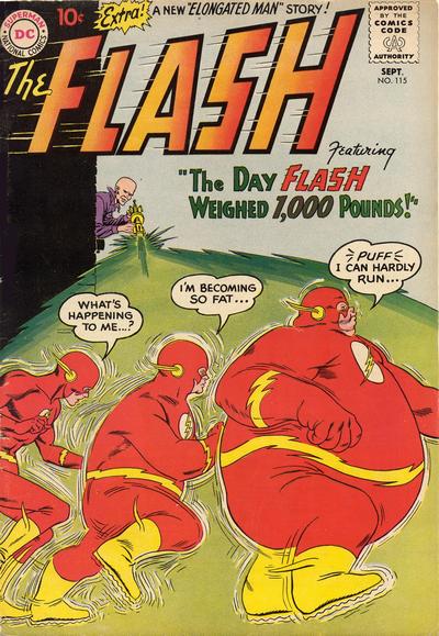 Gorilla Grodd makes Flash the Fattest Man Alive, FLASH #115