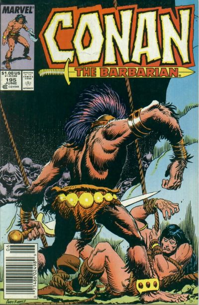 Welcome to the furry underwear group!  CONAN THE BARBARIAN #195