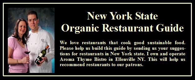 New York  State Organic Restaurant Guide