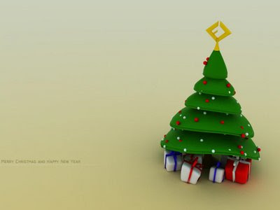 Artificial Christmas Tree Wallpaper