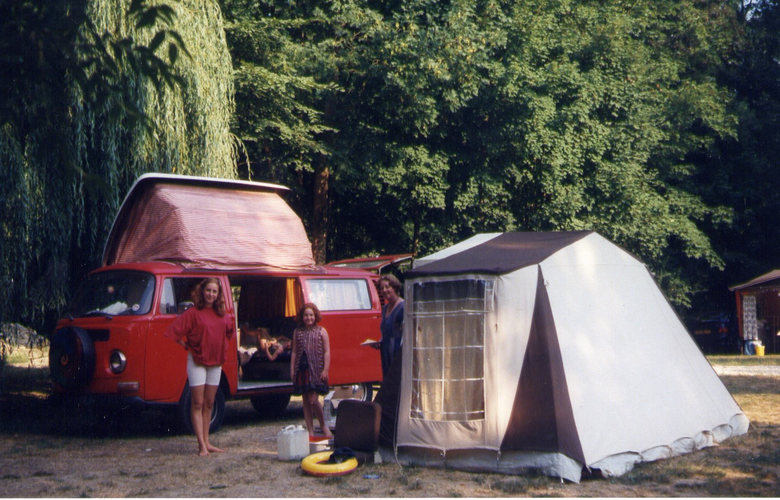Charlie & kids in France 1996