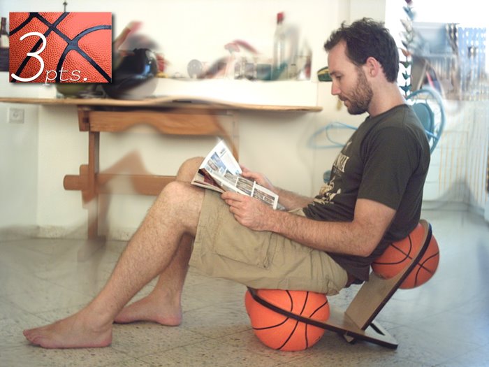 3pts Basketball Chair by Tal Shwartz Image