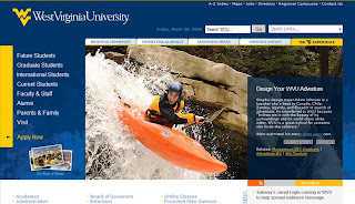 West Virginia University Homepage Feature...