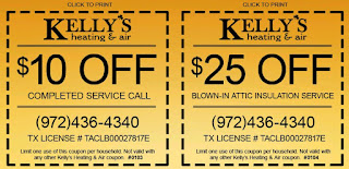 Kellys Heating and air Coupon
