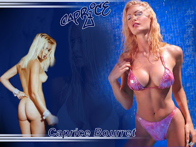 Caprice Bourret bikini
