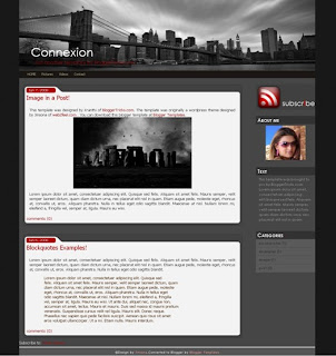 Connexion Blogger Template Screenshot