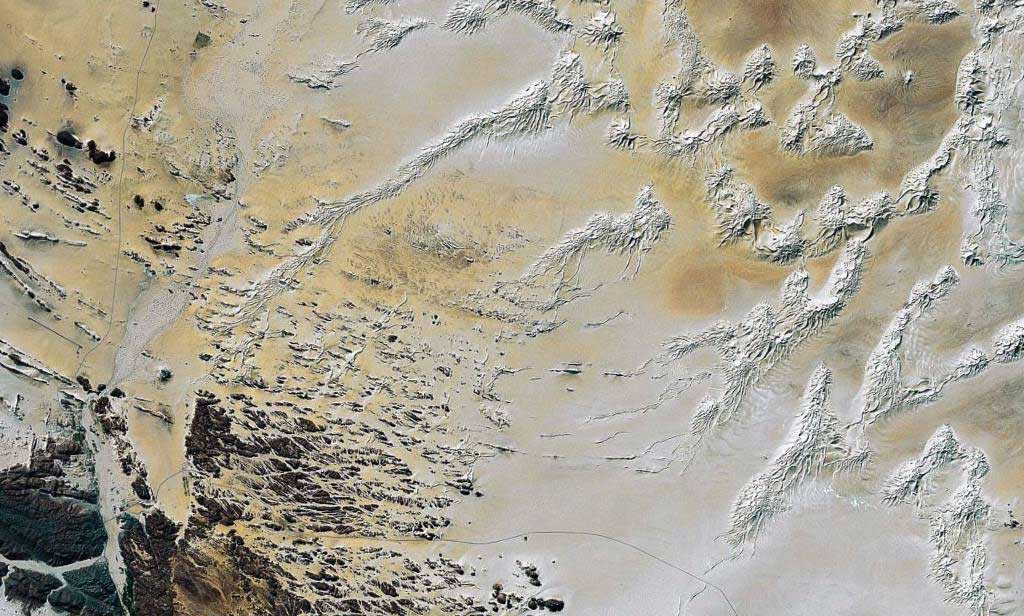 Photo Satellite Sahara Algerie