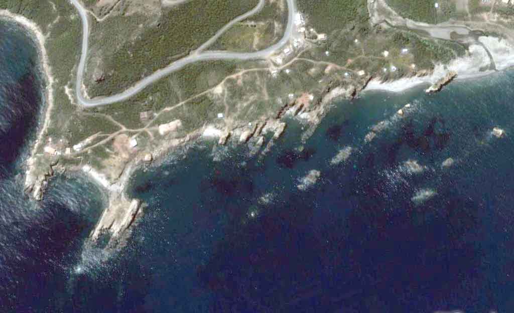 photo satellite plage bejaia algerie
