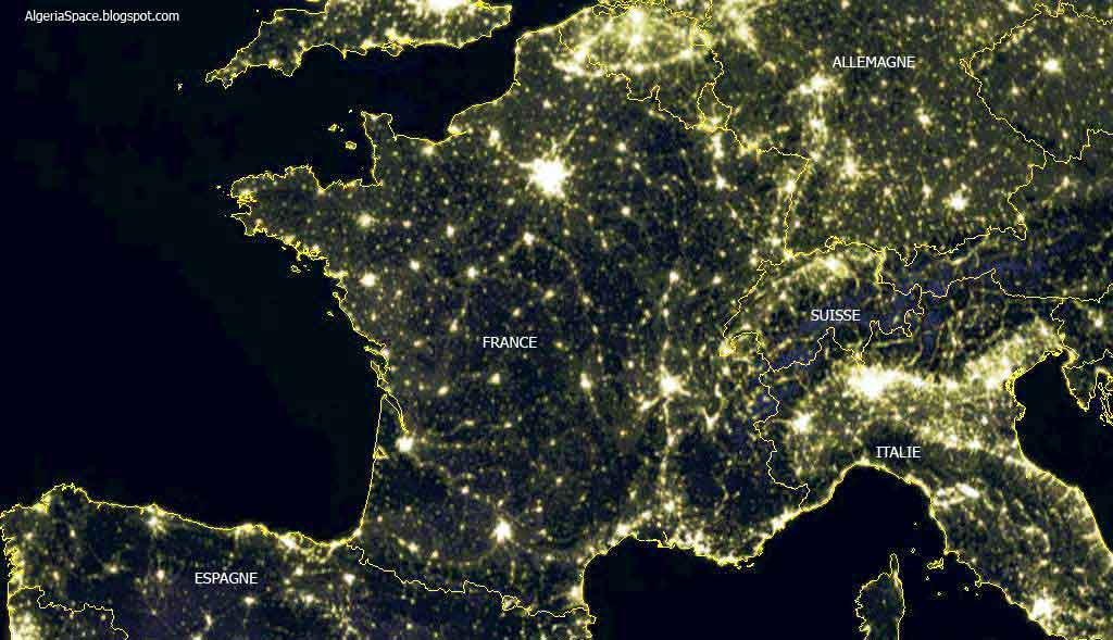 Photo satellite Europe