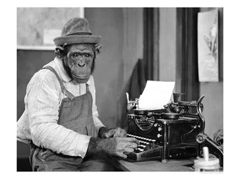 [292603~Chimpanzee-at-Typewriter-Posters.jpg]